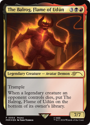 Magic: The Gathering TCG: Tales of Middle Earth Promo Set - Gandalf/Frodo/Balrog/Gollum Card Game Wizards of the Coast