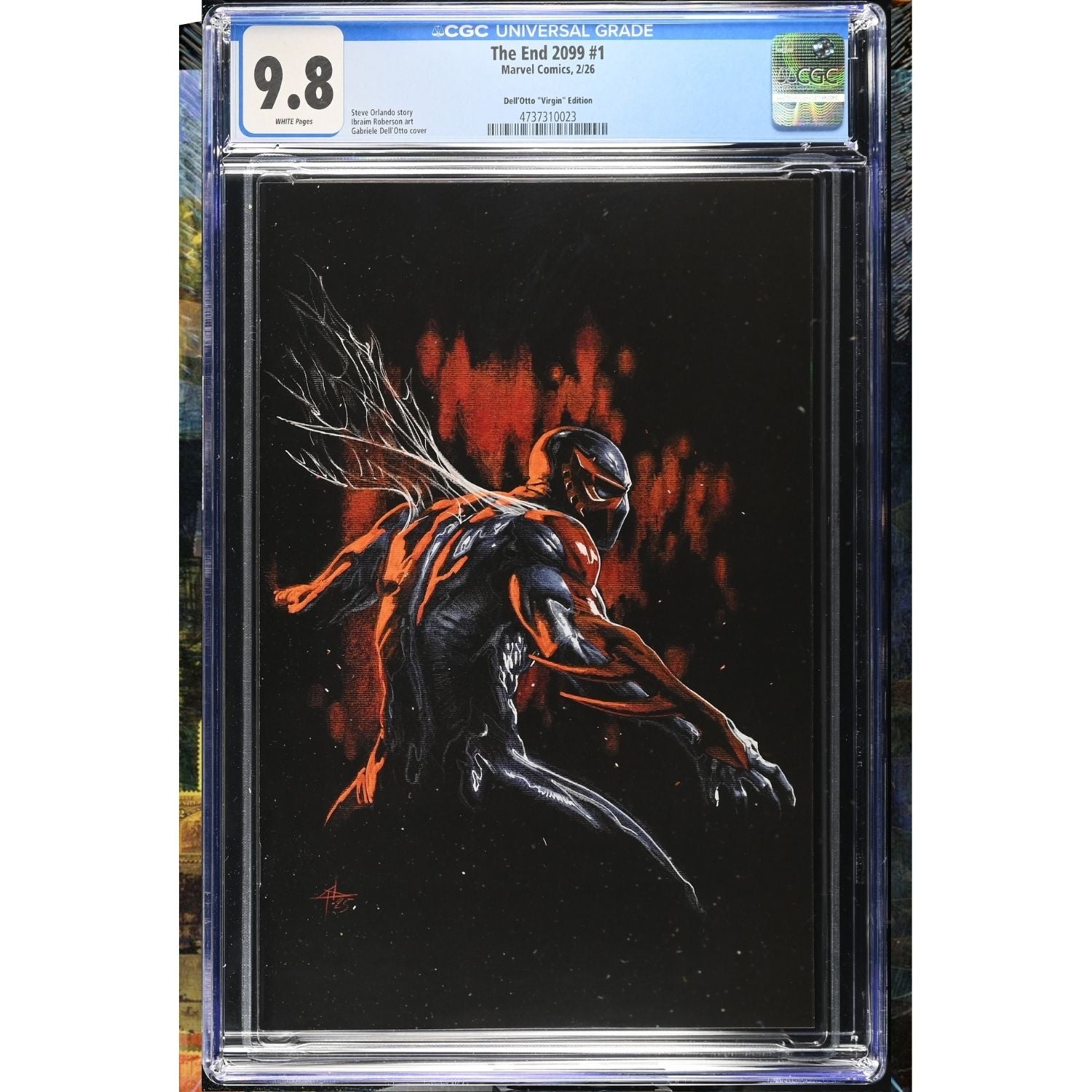 The End 2099: #1 [Gabriele Dell'Otto CGC 9.8 Virgin CVR E - 1:100] 2025 Comics Marvel Comics