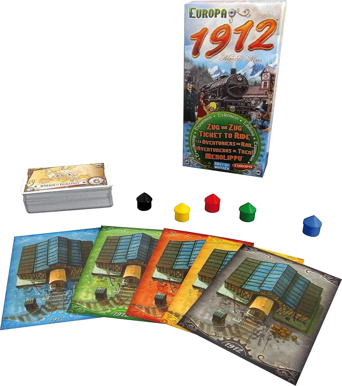Ticket to Ride: Europa 1912 [Board Game, 2 - 4 Players] Board Game Days of Wonder