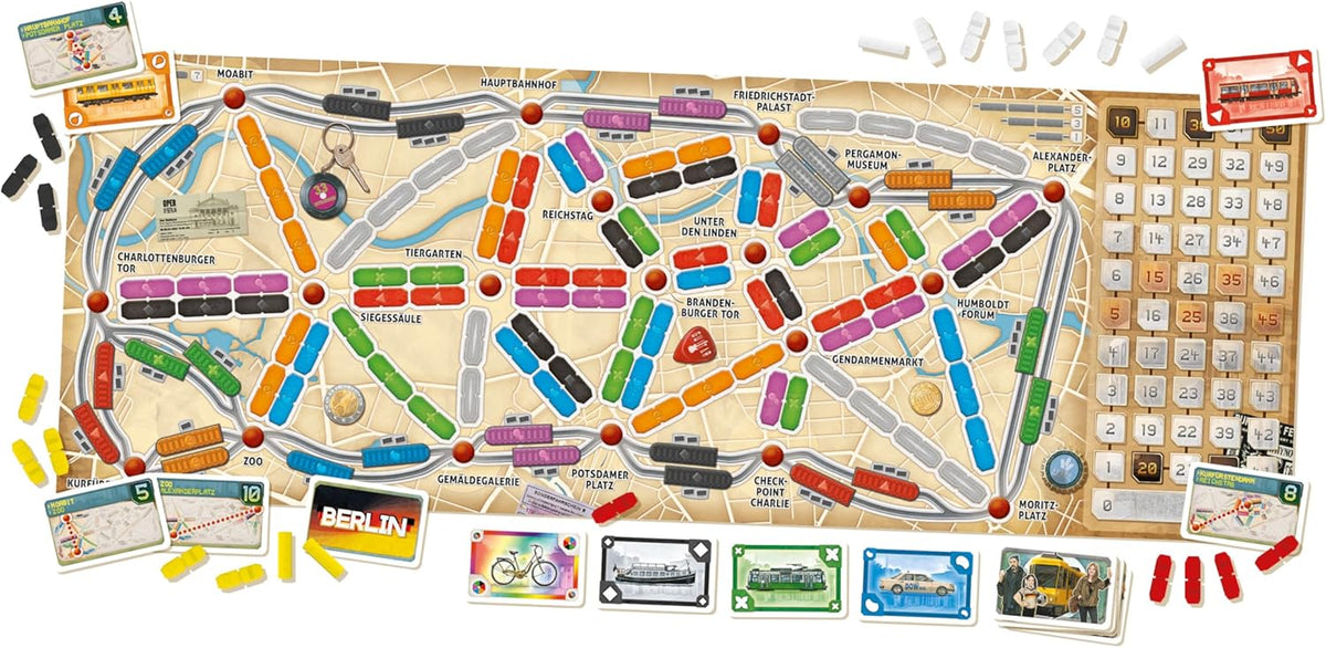 Ticket to Ride Express: Berlin [Board Game, 2 - 4 Players] Board Game Days of Wonder
