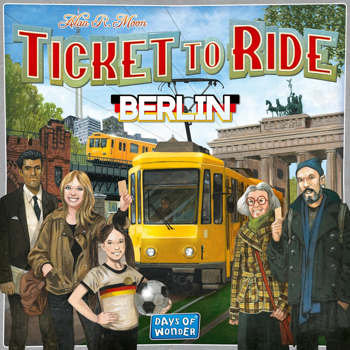 Ticket to Ride Express: Berlin [Board Game, 2 - 4 Players] Board Game Days of Wonder
