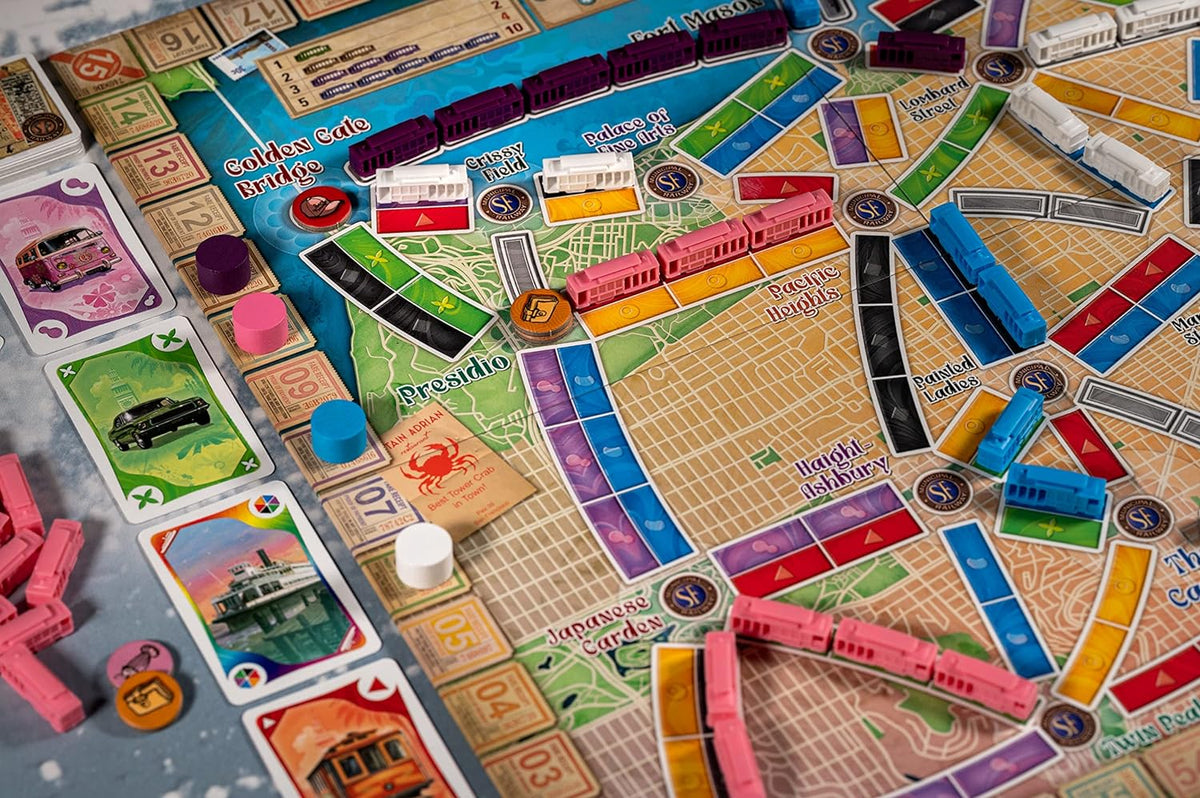 Ticket to Ride Express: San Francisco [Board Game, 2 - 4 Players] Board Game Days of Wonder