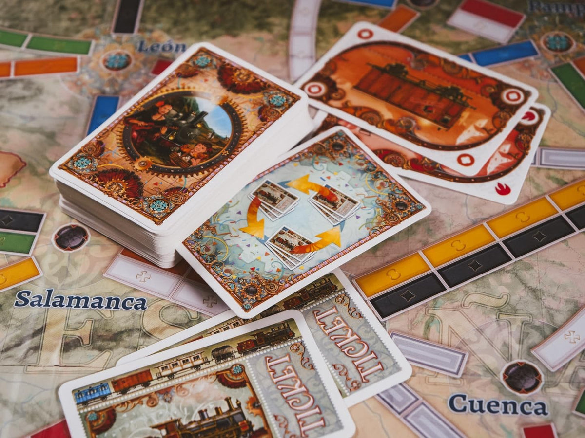 Ticket to Ride: Iberia and South Korea [Board Game, 2 - 4 Players] Board Game Days of Wonder