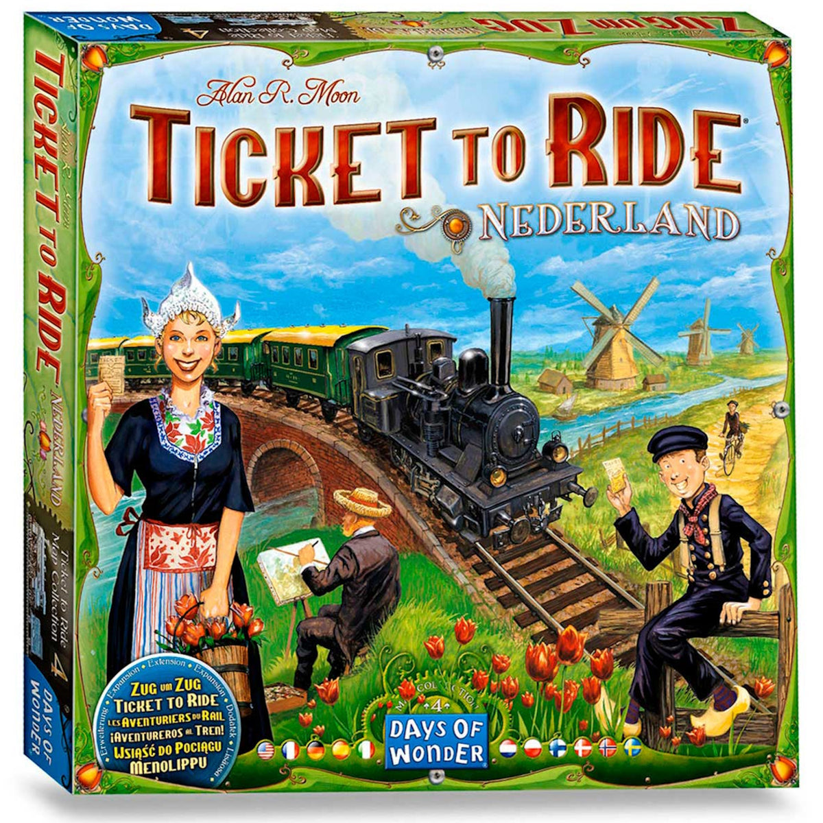 Ticket to Ride: Nederland [Board Game, 2 - 4 Players] Board Game Days of Wonder