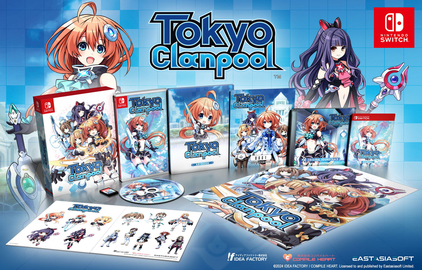 Tokyo Clanpool - Limited Edition [Nintendo Switch] Nintendo Switch Video Game EastAsiaSoft