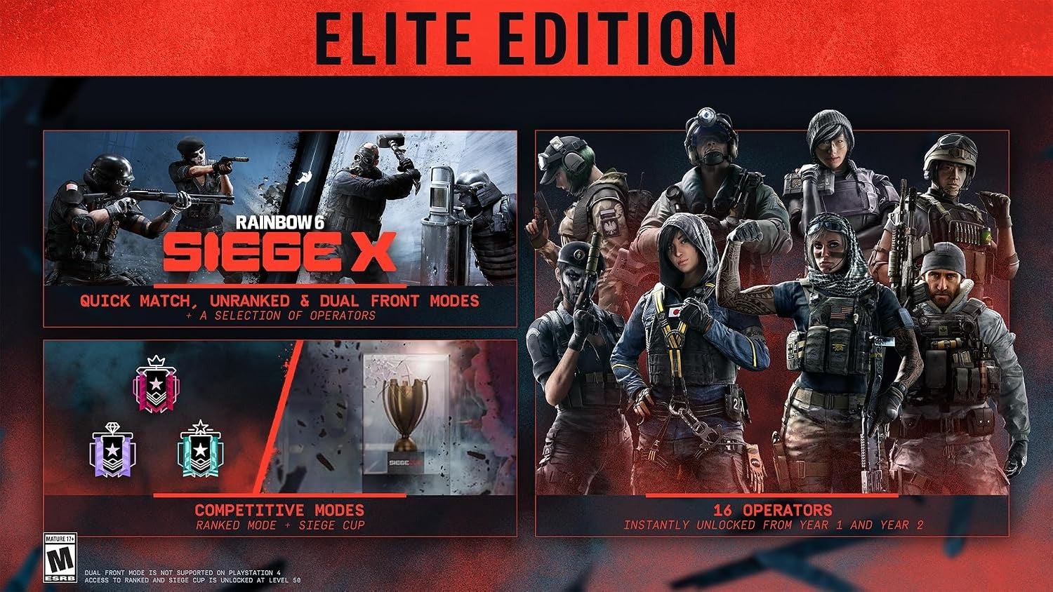 Tom Clancy's Rainbow Six: Siege X - Elite Edition [PlayStation 5] PlayStation 5 Video Game Ubisoft