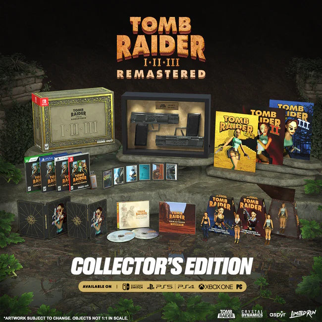 Tomb Raider 1-3 Remastered Collector's Edition [Nintendo Switch] Nintendo Switch Collector Limited Run Games