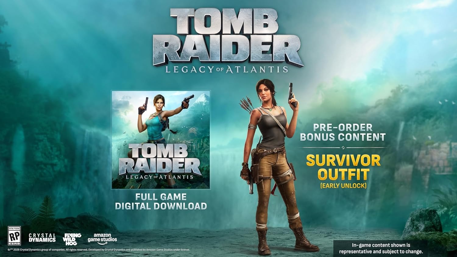 Tomb Raider: Legacy of Atlantis - Deluxe Edition [PlayStation 5] PlayStation 5 Video Game Sony