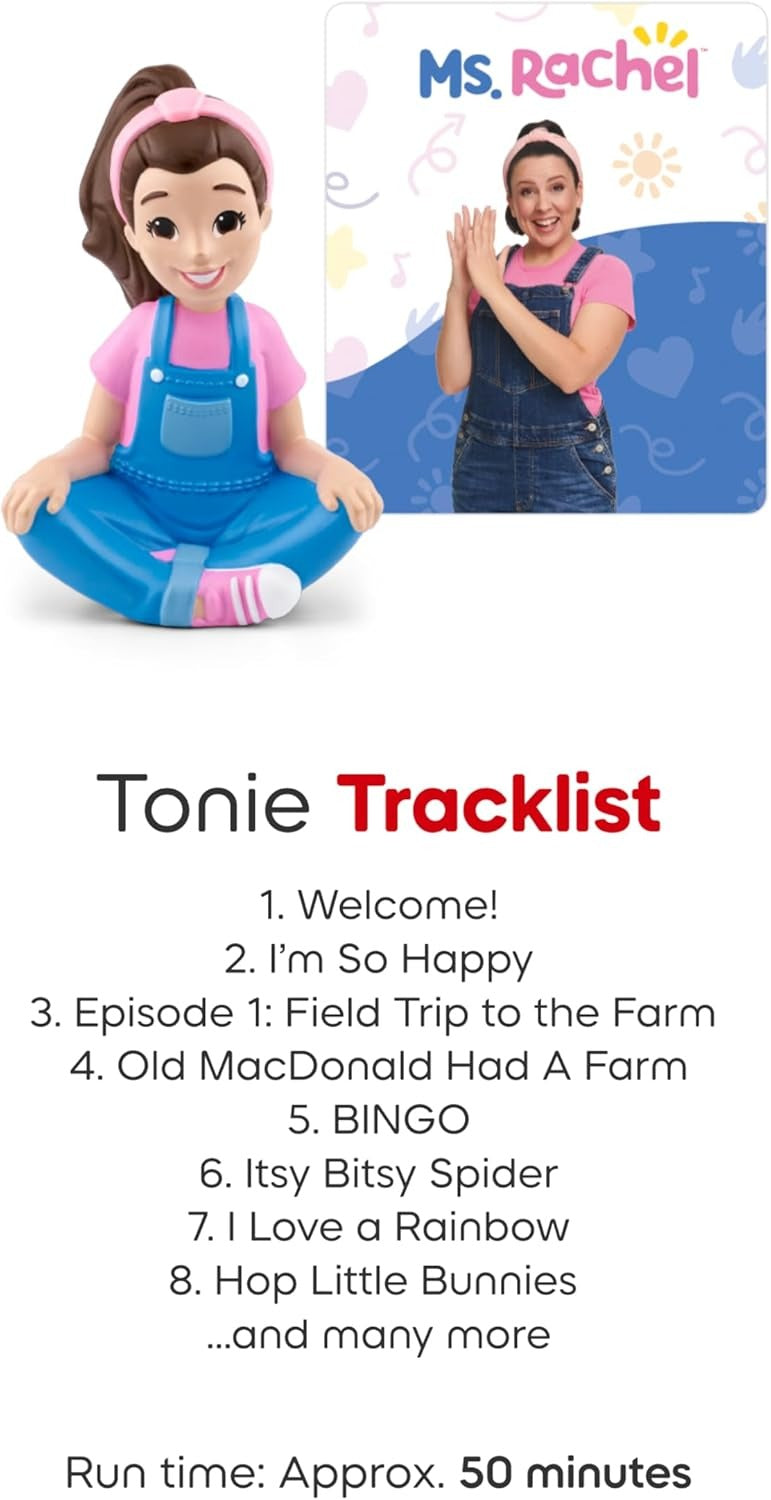 Tonies: Ms. Rachel Audio Toy Figurine Toys & Games Tonies