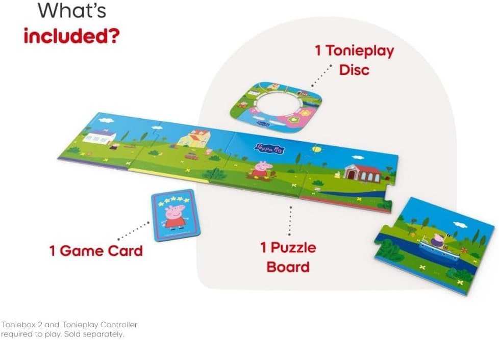 Tonies: Tonieplay Peppa Pig - Playdate with Peppa Game Set & Controller Toys & Games Tonies