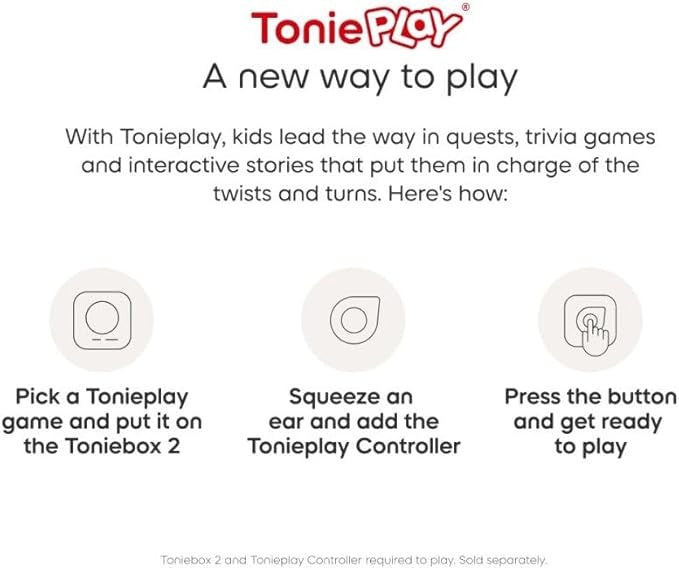 Tonies: Tonieplay Peppa Pig - Playdate with Peppa Game Set & Controller Toys & Games Tonies
