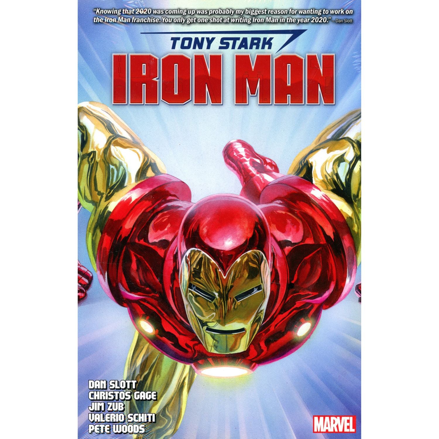 Tony Stark Iron Man Omnibus: #1 Cover B [Iron Man Alex Ross] 2021 Omnibus Marvel Comics