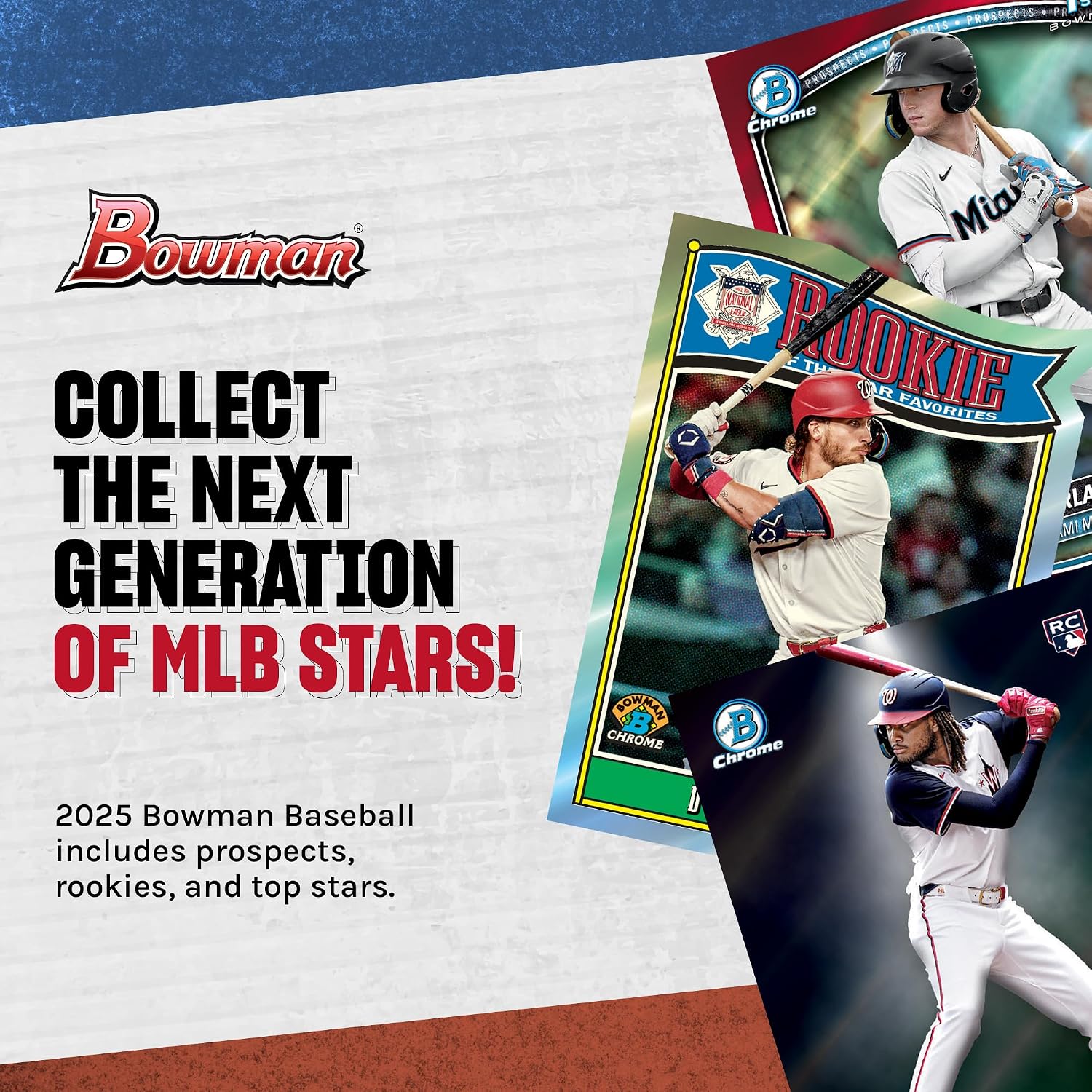 Topps: 2025 Bowman Baseball Blaster Box - 6 Packs Sports Cards Topps