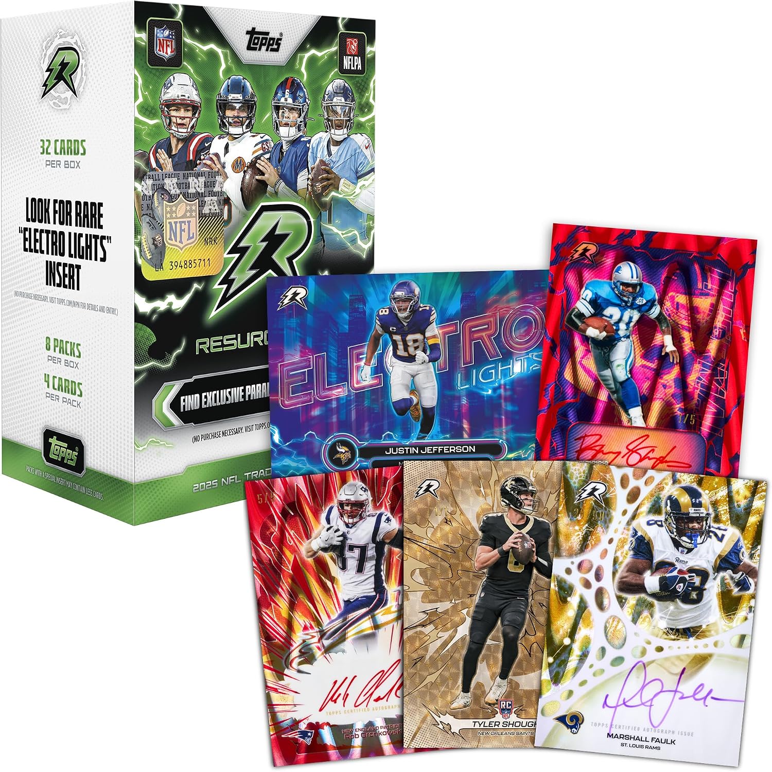 Topps: 2025 Resurgence Football Blaster Box Sports Cards Topps