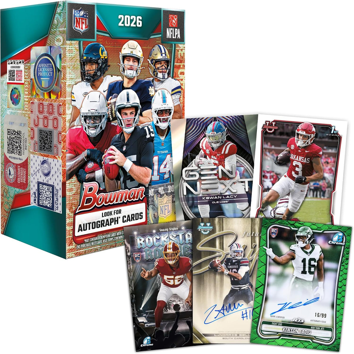 Topps: 2026 Bowman Football Blaster Box - 6 Packs