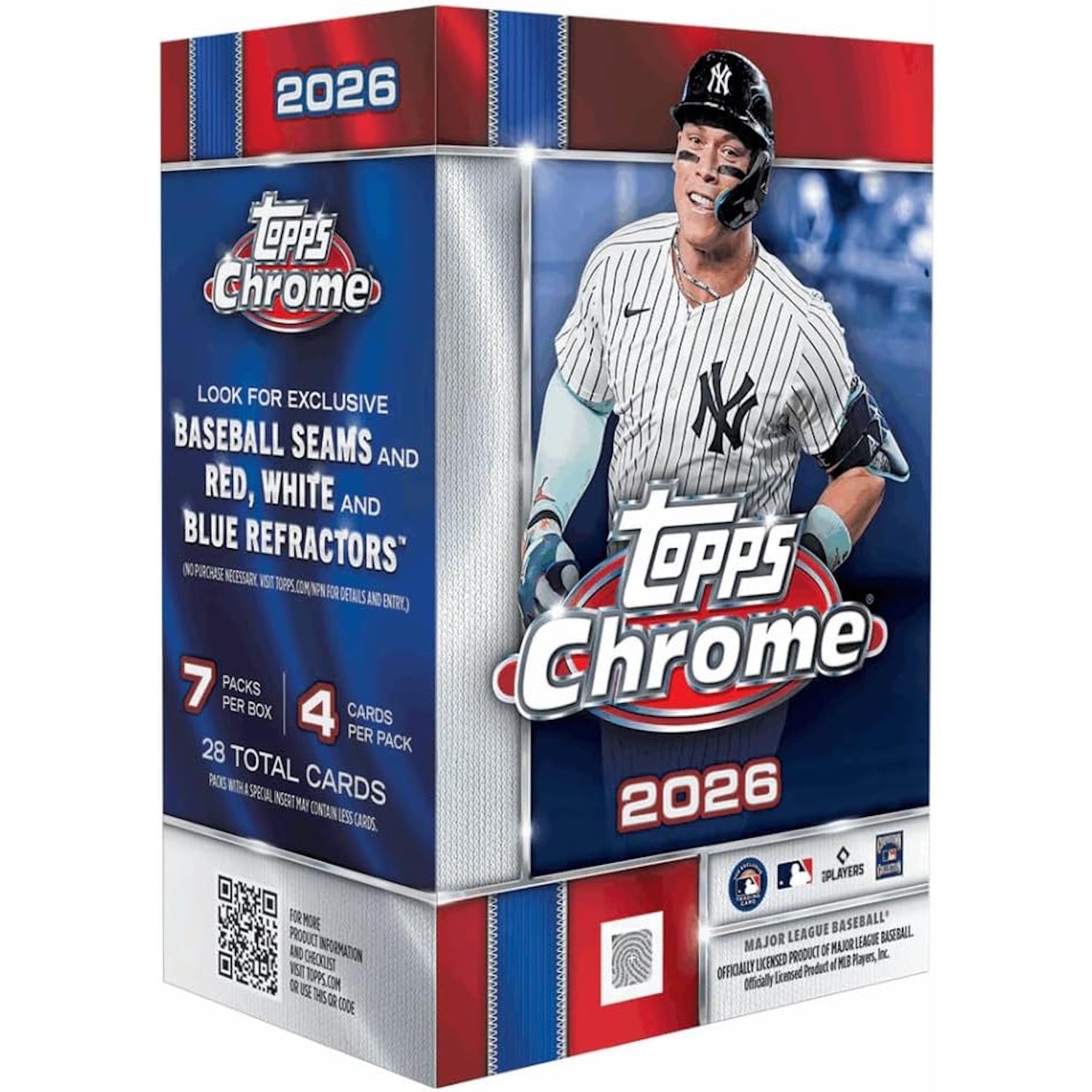 Topps: 2026 Chrome Baseball Blaster Box - 7 Packs Sports Cards Topps