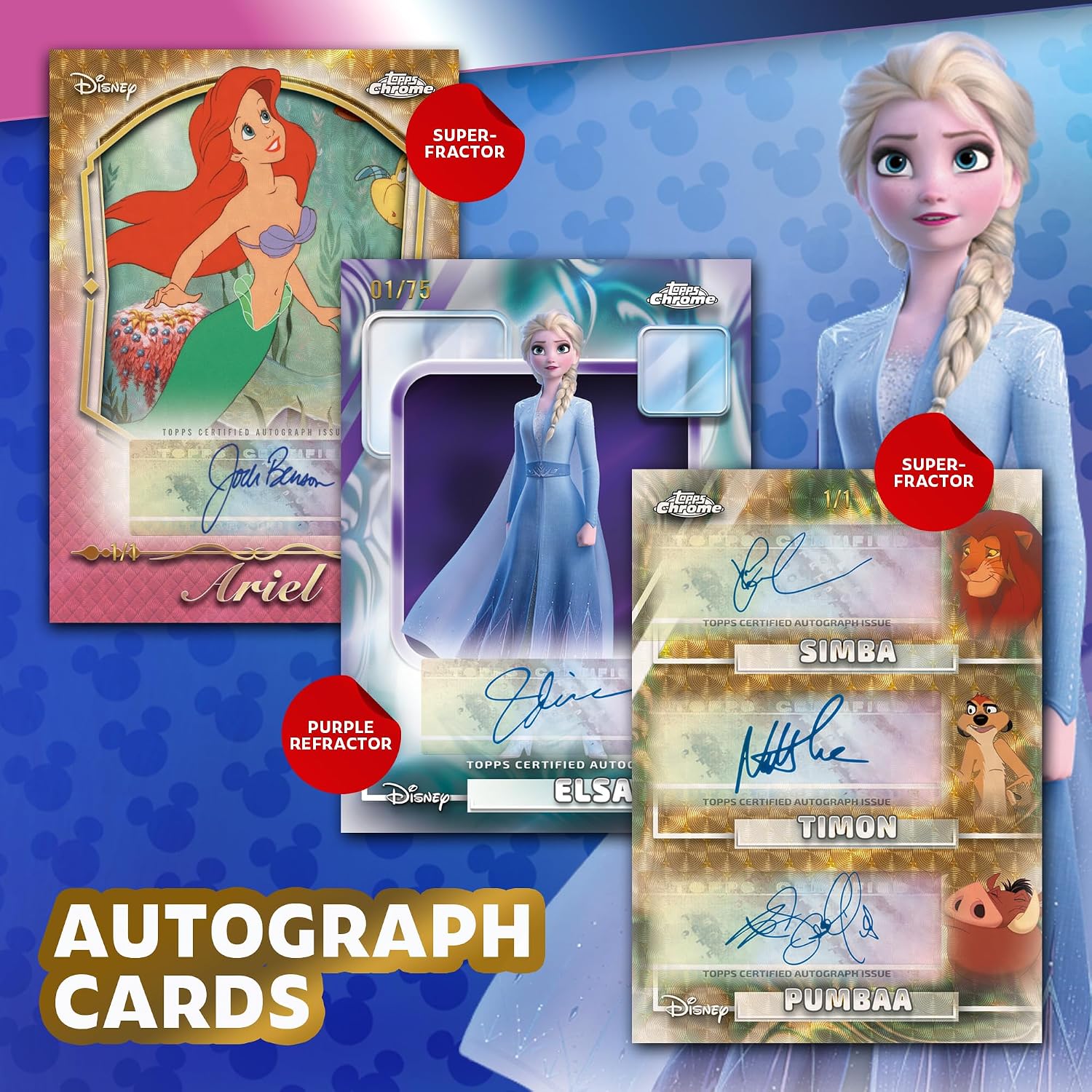 Topps: 2026 Chrome Disney Blaster Box Sports Cards Topps