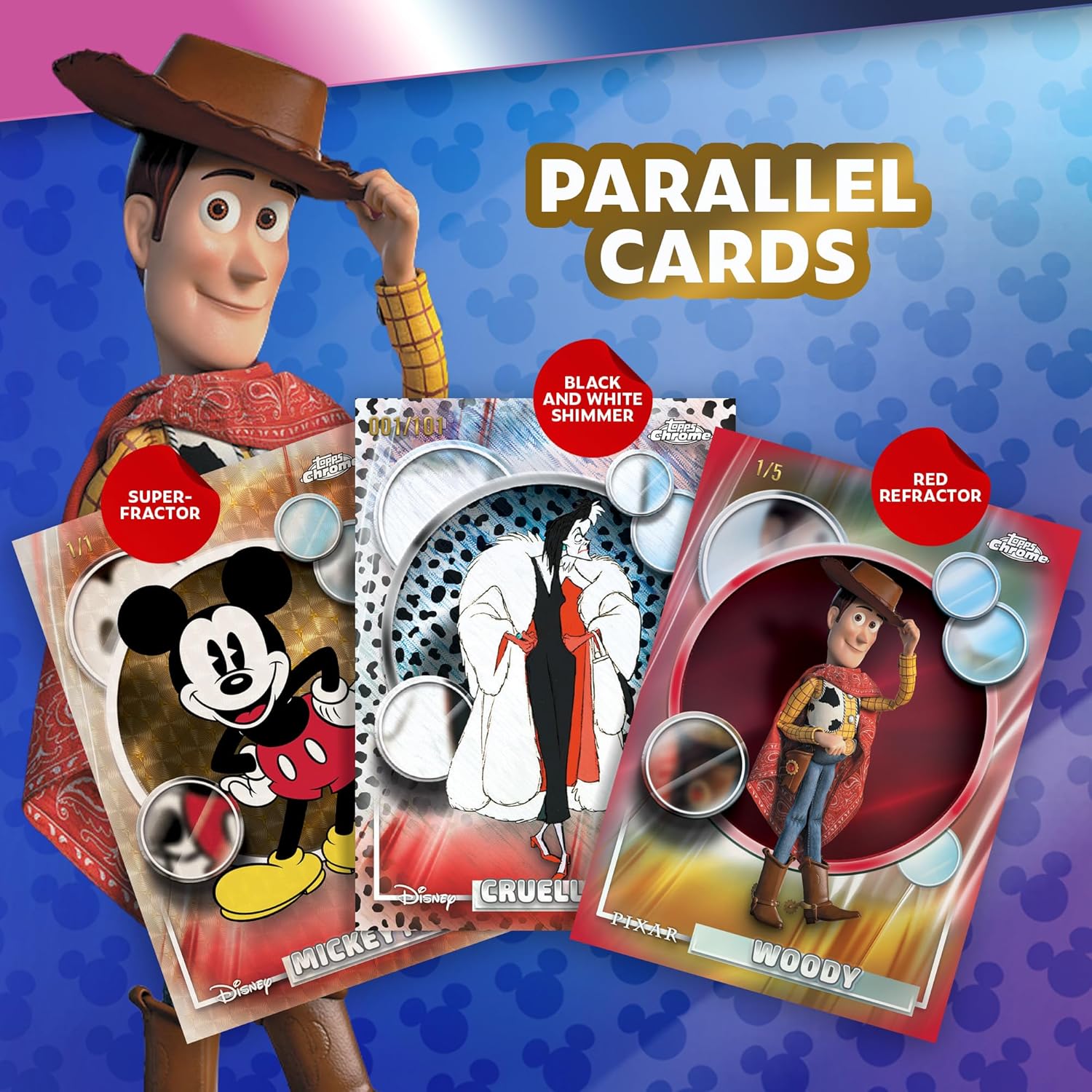 Topps: 2026 Chrome Disney Mega Box Trading Cards Topps