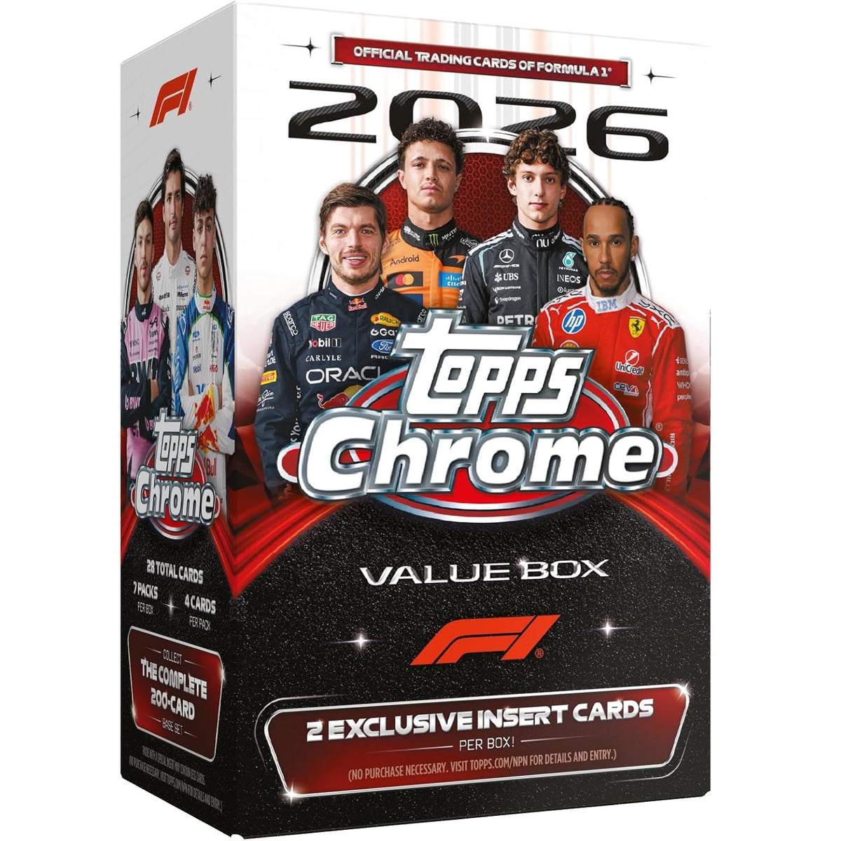 Topps: 2026 Chrome Formula 1 Blaster Box Sports Cards Topps