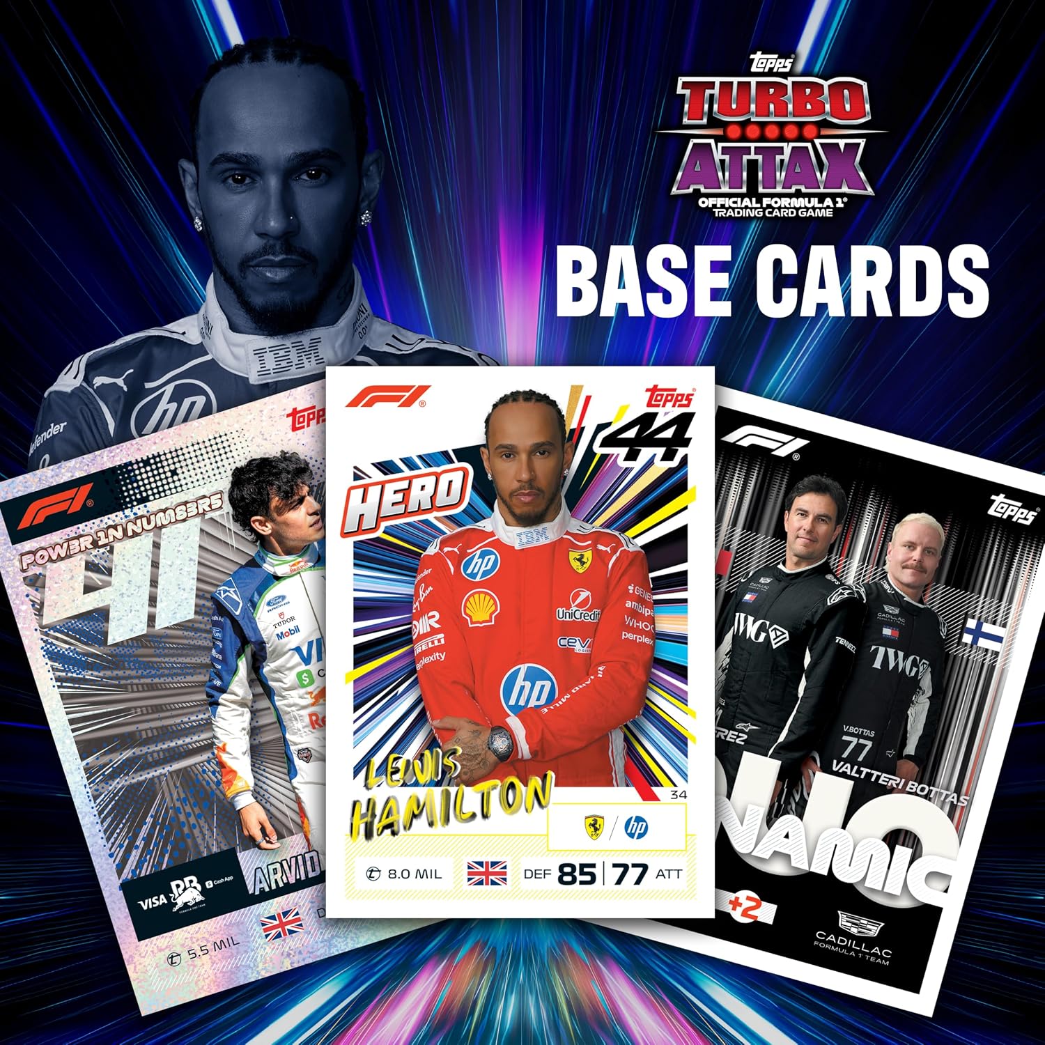 Topps: 2026 Turbo Attax Formula 1 Mega Tin Sunshine State Tin (4 Packs) Sports Cards Topps