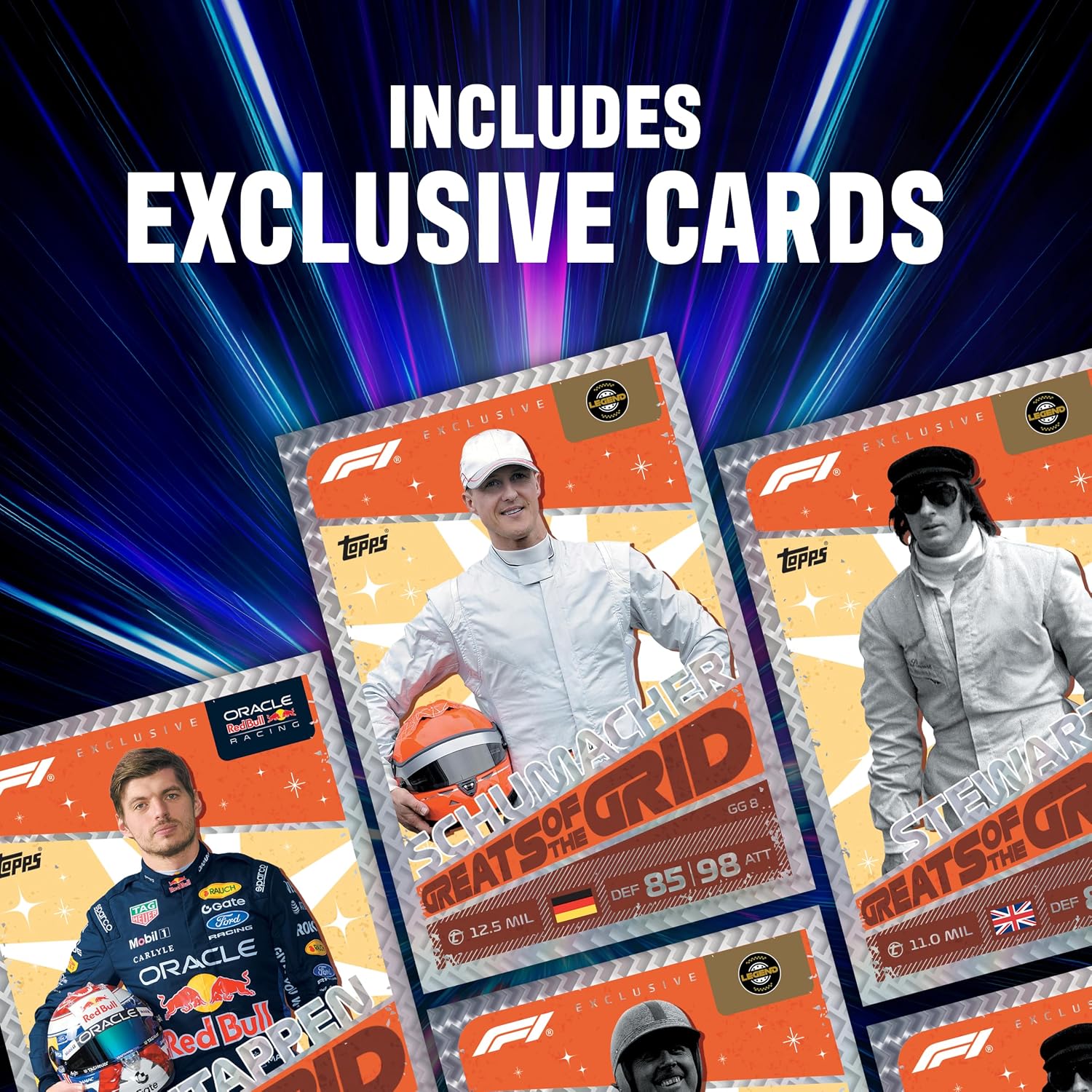 Topps: 2026 Turbo Attax Formula 1 Mega Tin Sunshine State Tin (4 Packs) Sports Cards Topps
