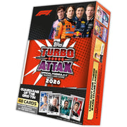 Topps: 2026 Turbo Attax Formula 1 Mega Tin Guardians Of The Grid Tin (4 Packs) Sports Cards Topps