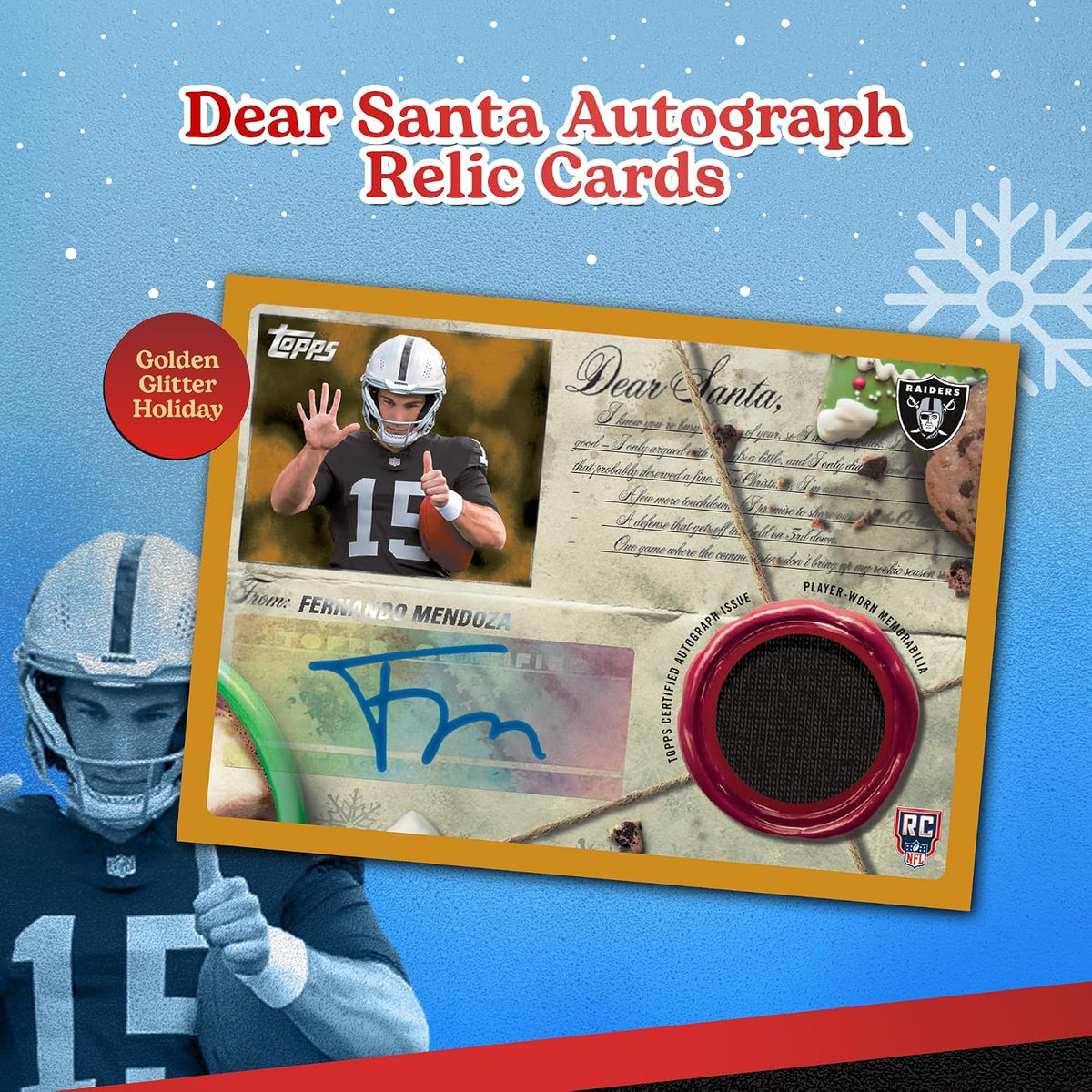 Topps: 2026 Holiday Football Blaster Box Sports Cards Topps