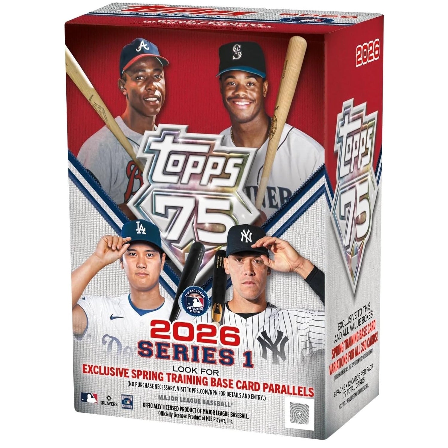 Topps: 2026 Baseball Series 1 Blaster Box - 6 Packs Sports Cards Topps