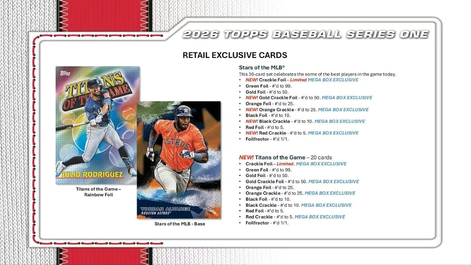Topps: 2026 Series 1 Baseball Hanger Box Sports Cards Topps