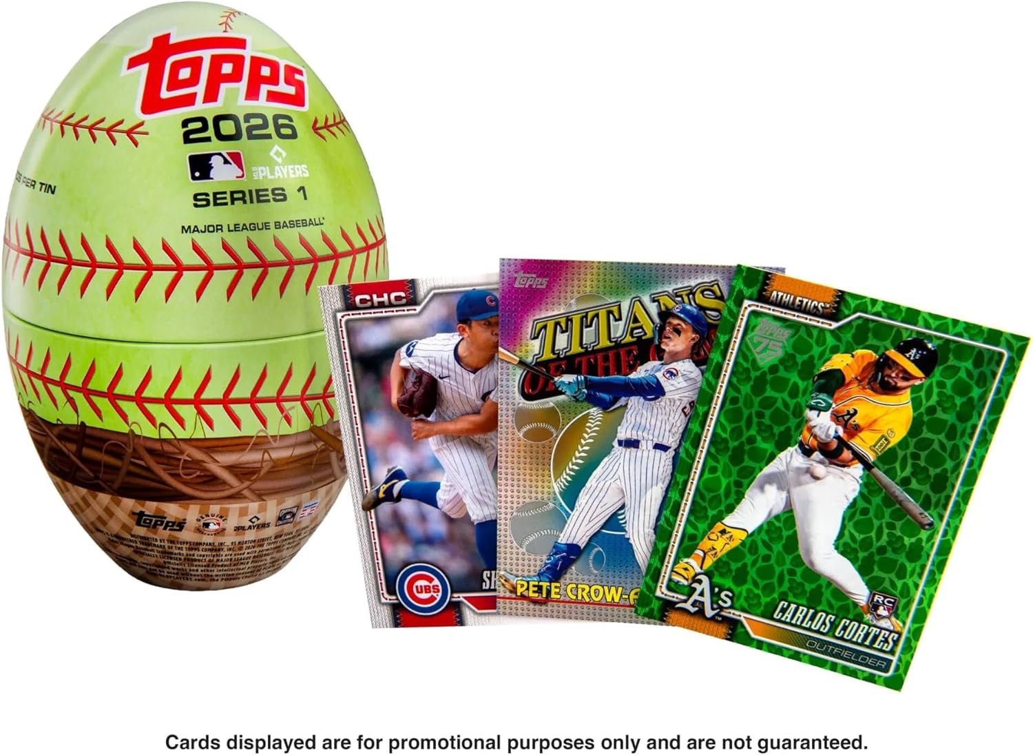 Topps: 2026 Baseball Series 1 Easter Egg Tin - 1 Random Tin Sports Cards Topps