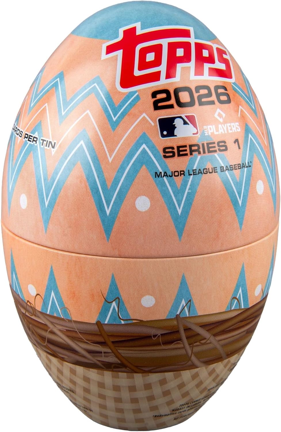 Topps: 2026 Baseball Series 1 Easter Egg Tin - 1 Random Tin Sports Cards Topps