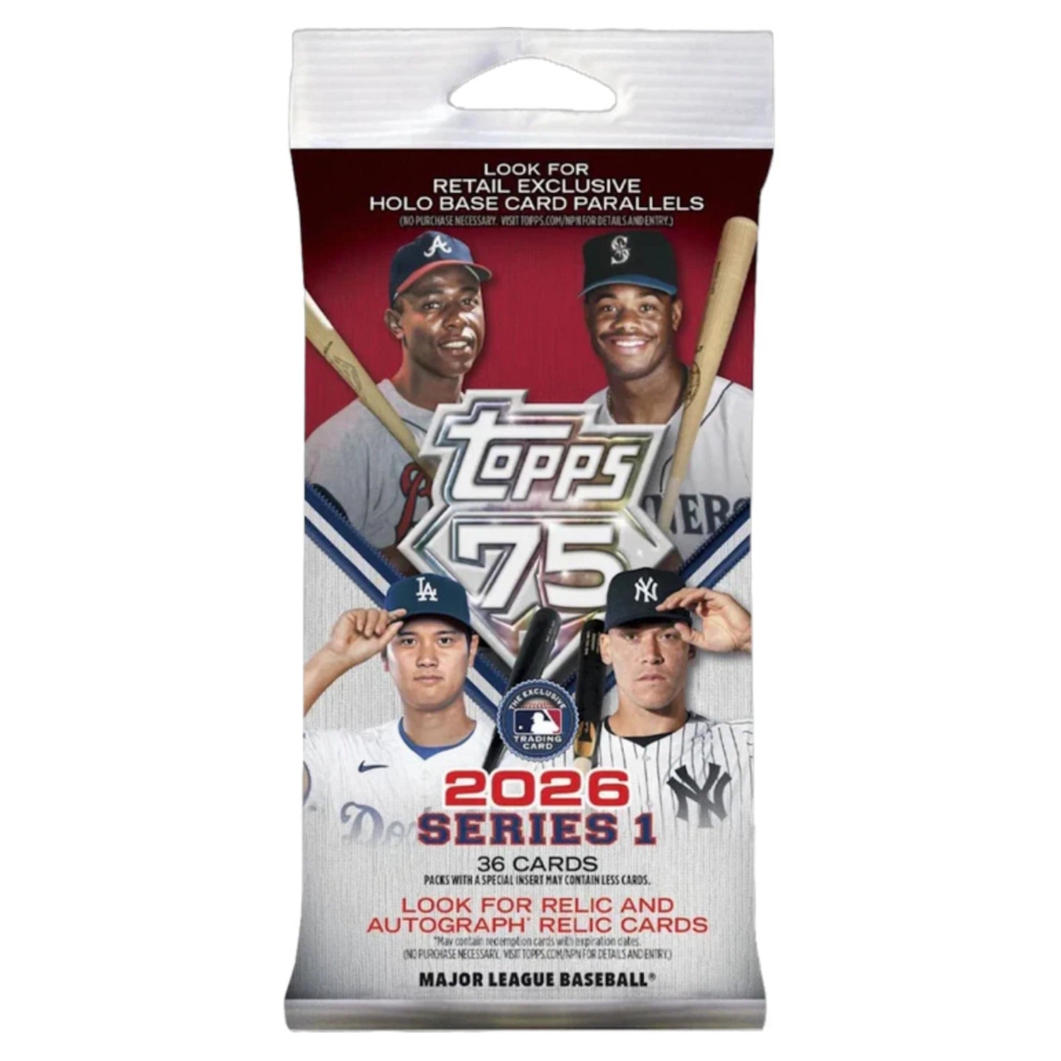 Topps: 2026 Baseball Series 1 Fat Pack Sports Cards Topps