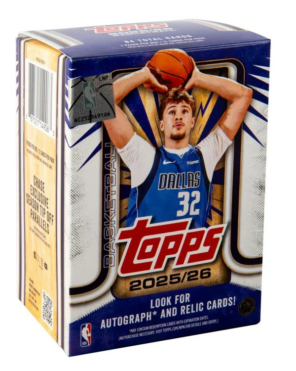 Topps: 2025-26 Basketball Blaster Box - 7 Packs Sports Cards Topps