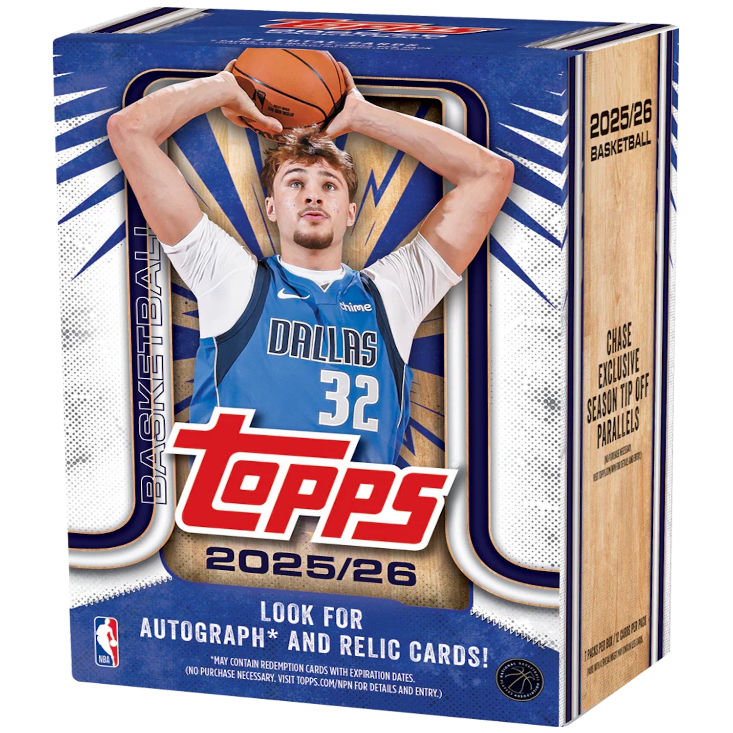 Topps: 2025-26 Basketball Blaster Box - 7 Packs Sports Cards Topps