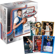 Topps: 2025-26 Chrome Basketball Mega Box - 7 Packs Sports Cards Topps