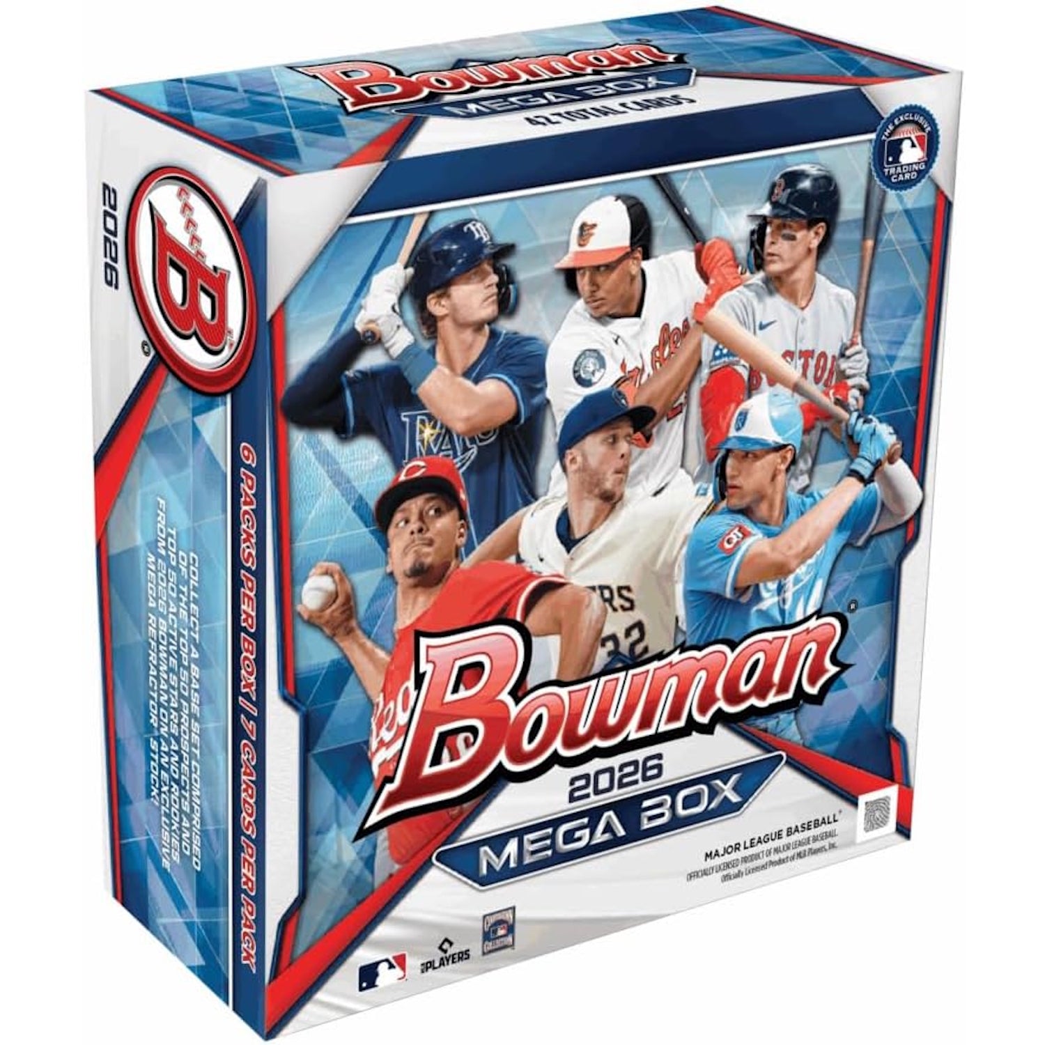 Topps: 2026 Bowman Baseball - Mega Box (6 Packs) Sports Cards Topps