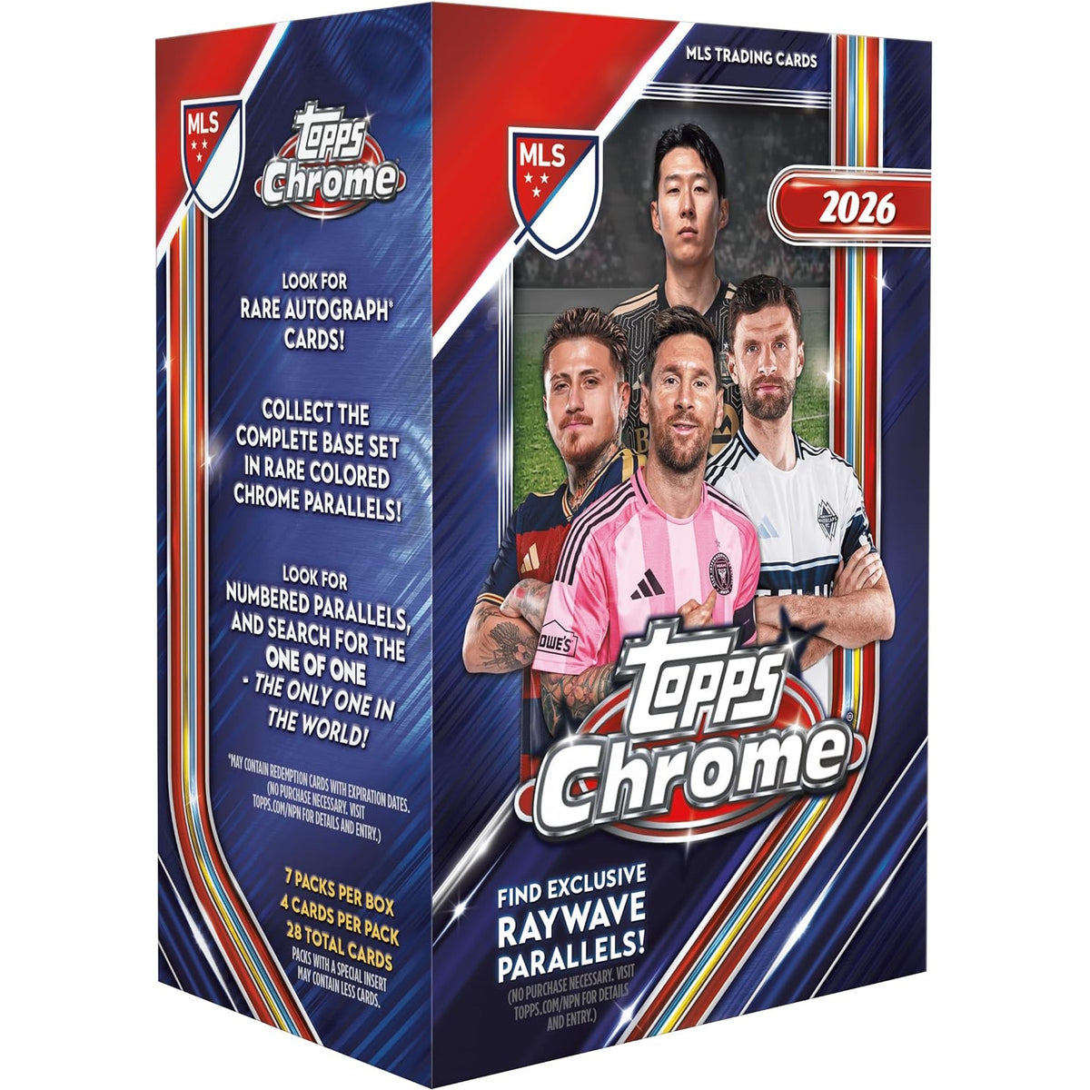 Topps: 2026 Chrome Major League Soccer Blaster Box (7 Packs)
