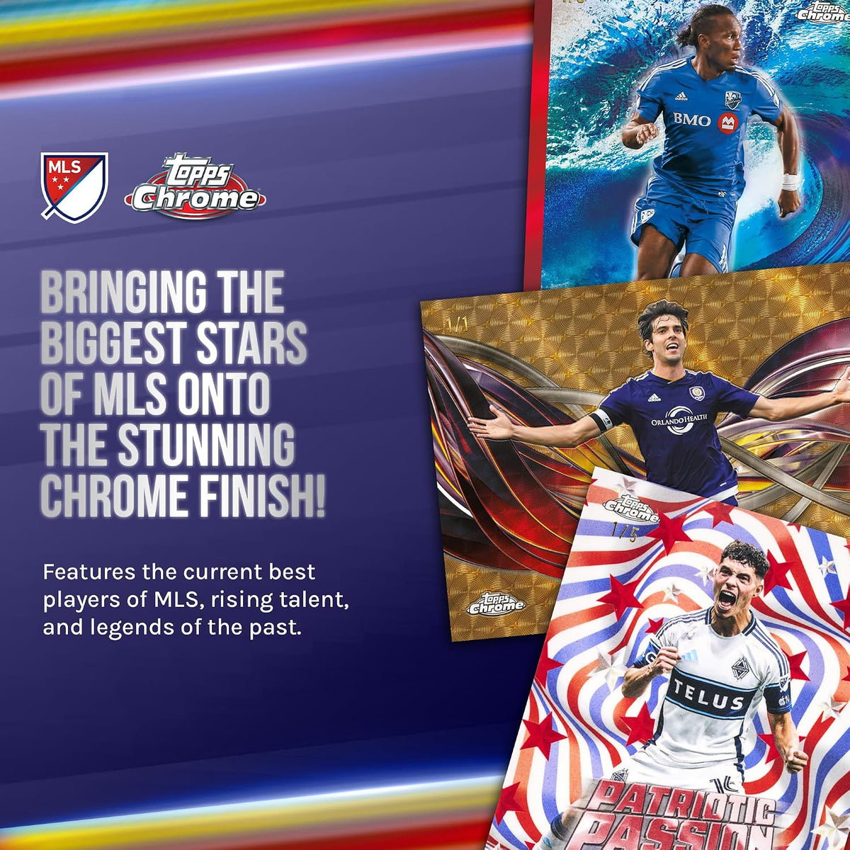 Topps: 2026 Chrome Major League Soccer Blaster Box (7 Packs)