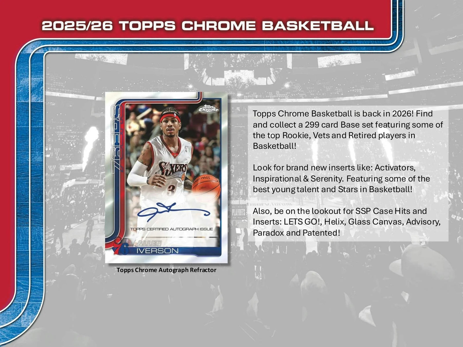Topps: 2025-26 Chrome Basketball Mega Box - 7 Packs Sports Cards Topps
