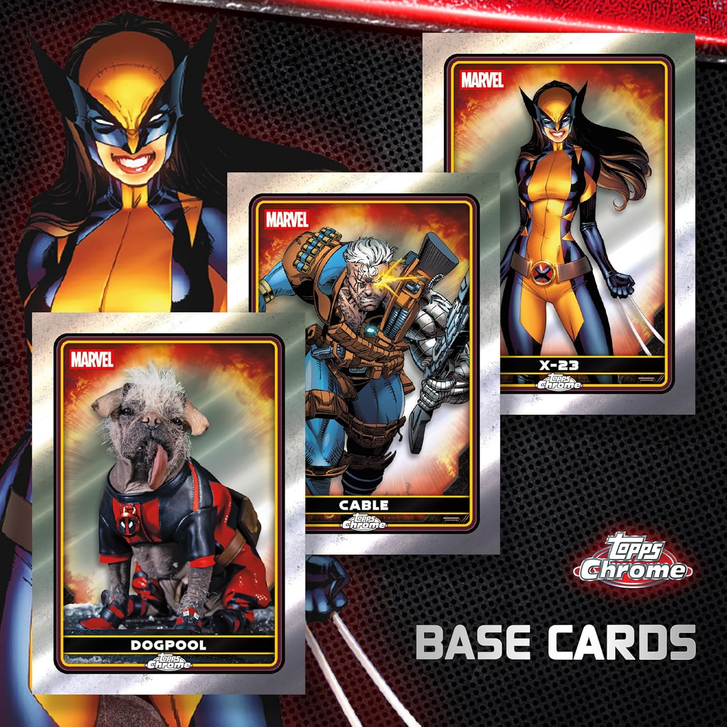 Topps: Chrome Deadpool Blaster Box - 7 Packs Trading Cards Topps