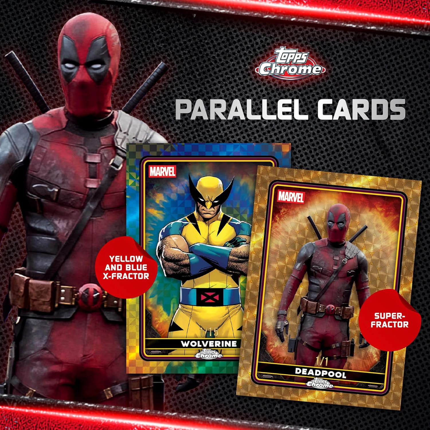 Topps: Chrome Deadpool Blaster Box - 7 Packs Trading Cards Topps
