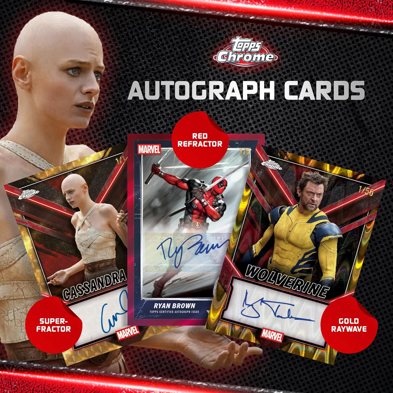 Topps: Chrome Deadpool Blaster Box - 7 Packs Trading Cards Topps