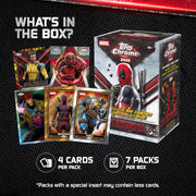 Topps: Chrome Deadpool Blaster Box - 7 Packs Trading Cards Topps
