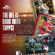Topps: 2025 Chrome NFL - Mega Box (42 Cards) Sports Cards Topps