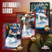 Topps: 2025 Chrome NFL Football Blaster Box (28 Cards) Sports Cards Topps