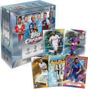 Topps: 2025-26 Chrome UEFA Club Competitions - Mega Box (7 Packs) Sports Cards Topps