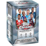 Topps: 2025-26 Chrome UEFA Club Competitions - Blaster Box (7 Packs) Sports Cards Topps