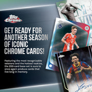 Topps: 2025-26 Chrome UEFA Club Competitions - Mega Box (7 Packs) Sports Cards Topps