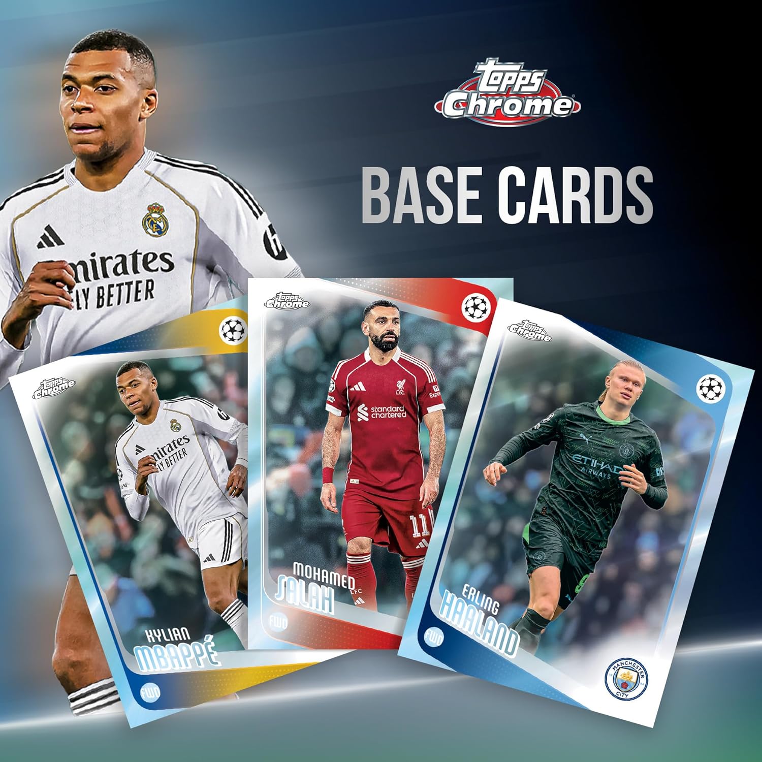 Topps: 2025-26 Chrome UEFA Club Competitions - Blaster Box (7 Packs) Sports Cards Topps