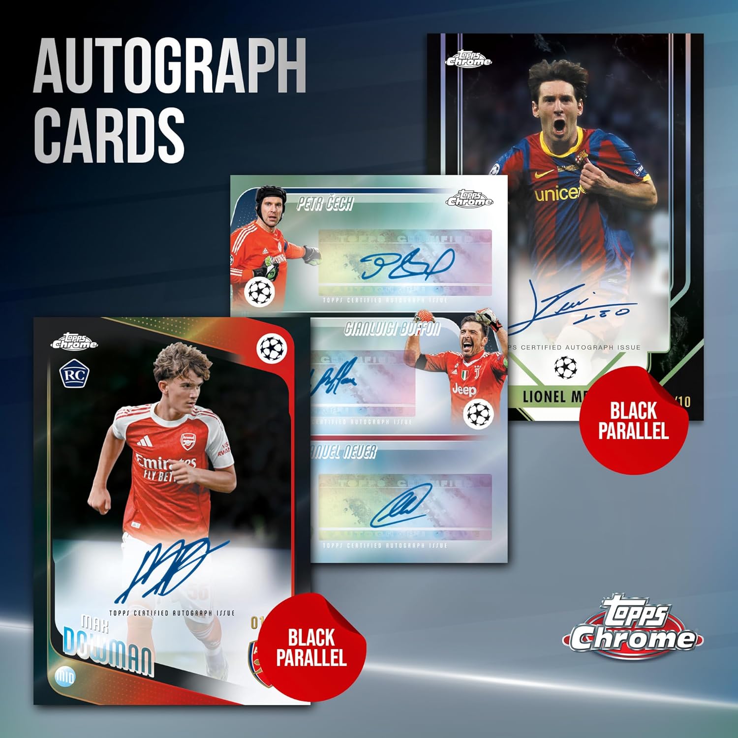Topps: 2025-26 Chrome UEFA Club Competitions - Mega Box (7 Packs) Sports Cards Topps
